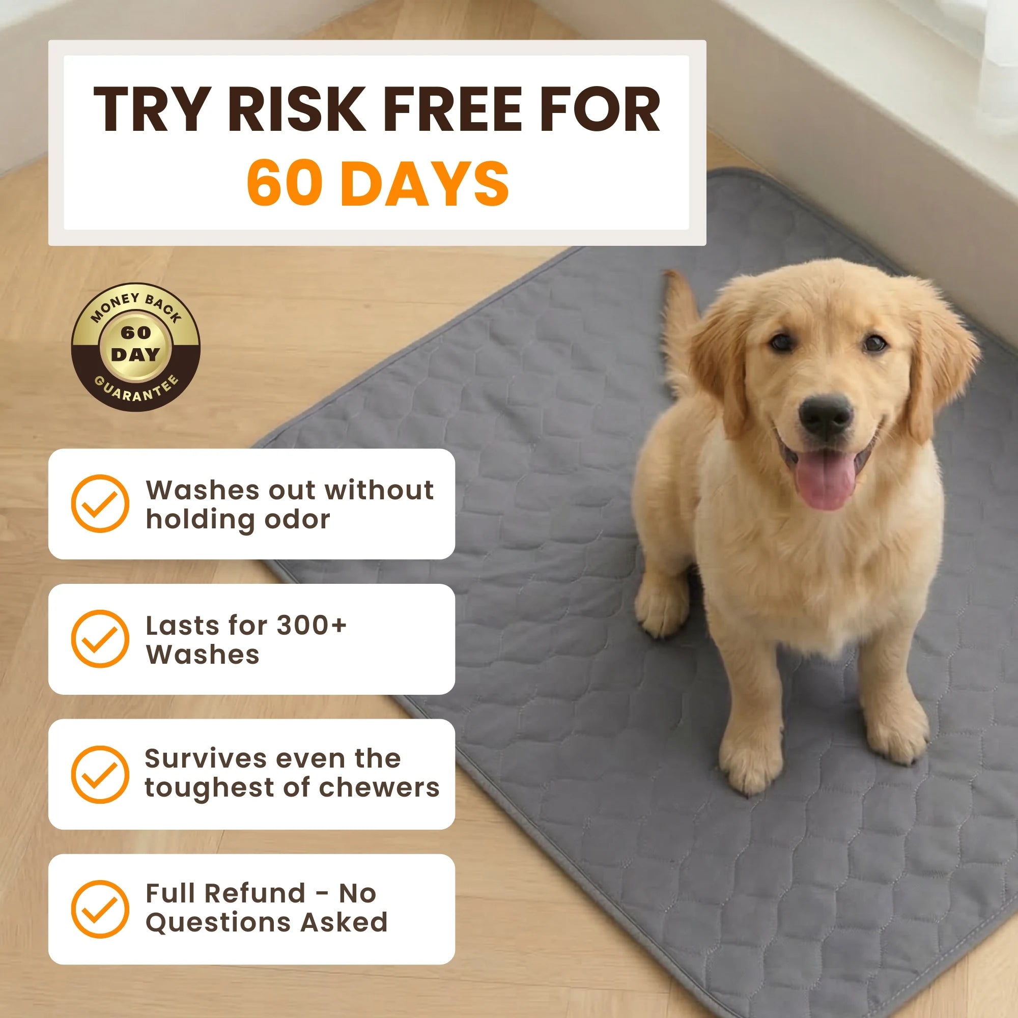 Pup Potty Pad - The Reusable Dog Pee Pad