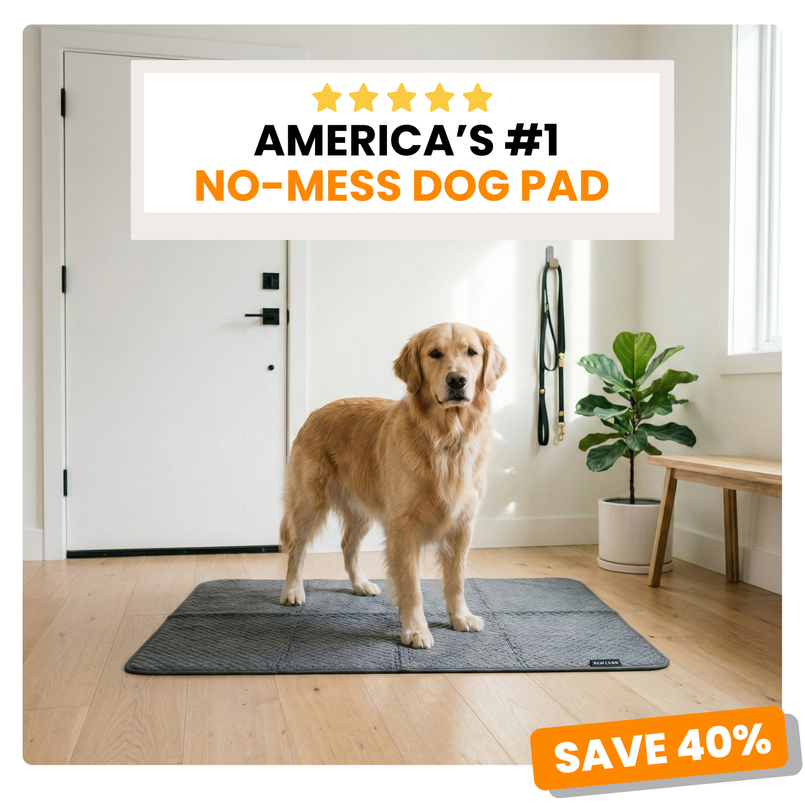 Pup Potty Pad - The Reusable Dog Pee Pad