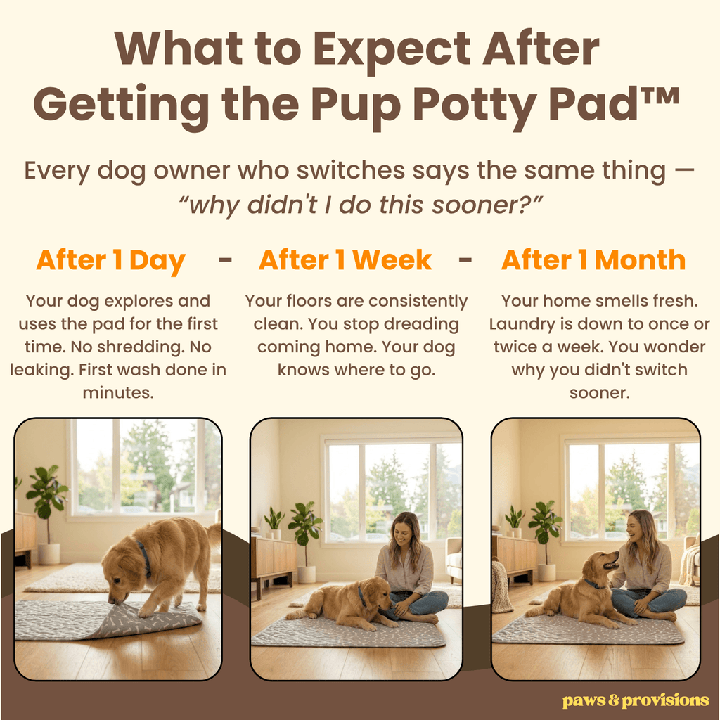 Pup Potty Pad - The Reusable Dog Pee Pad